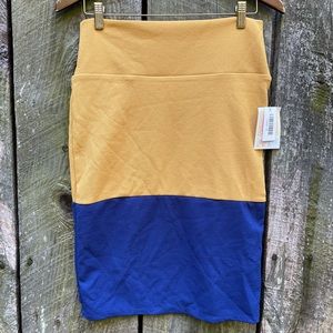 LuLaRoe Two-tone Cassie Skirt Size M NWT